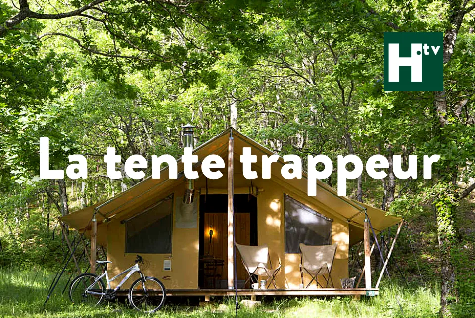 La tente Toile & Bois - Huttopia